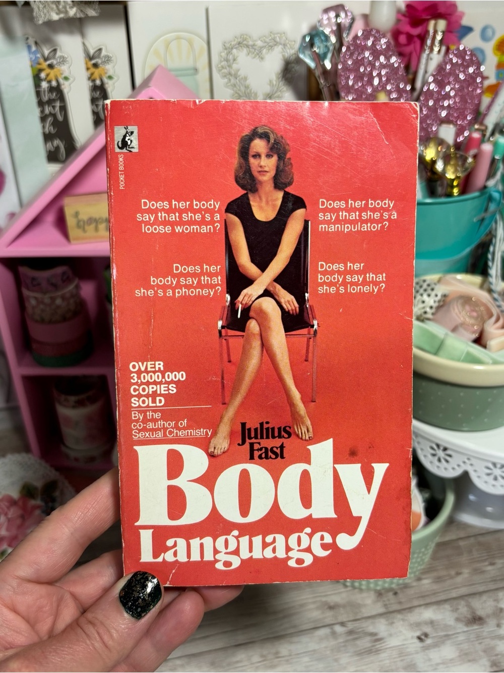 Vintage Body Language Paperback By Julias Fast Pocket Books 1970s Kinesics Vtg